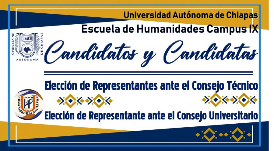 Candidatas y Candidatos a representantes ante el Consejo Tecnico y Consejo Universitario
