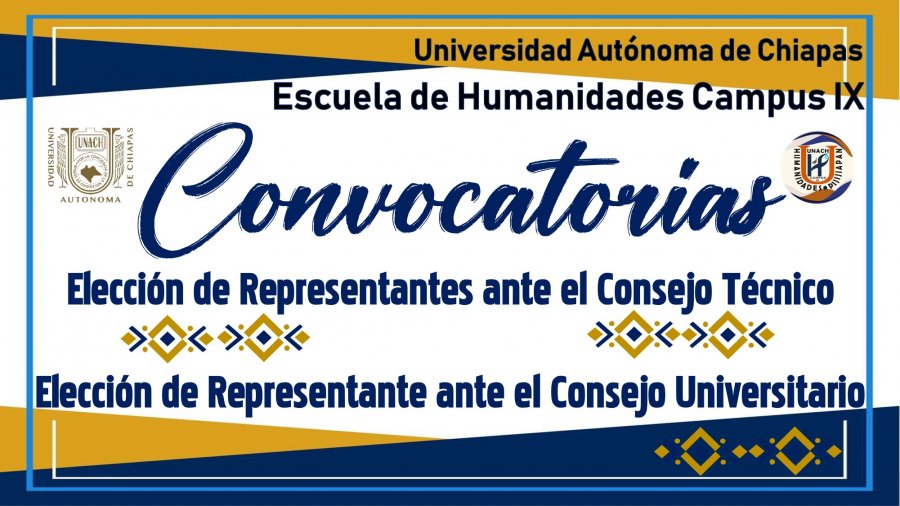 Convocatoria para elección de Consejero Tecnico y Universitario